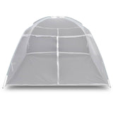 NNEVL Camping Tent 200x150x145 cm Fiberglass White