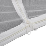 NNEVL Camping Tent 200x180x150 cm Fiberglass White
