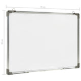 NNEVL Magnetic Dry-erase Whiteboard White 70x50 cm Steel