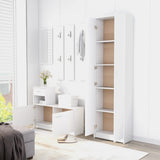 NNEVL Hallway Wardrobe White 55x25x189 cm Engineered Wood