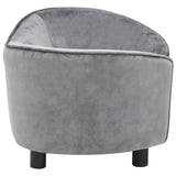 NNEDPE Dog Sofa Grey 69x49x40 Cm Plush
