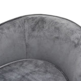 NNEDPE Dog Sofa Grey 69x49x40 Cm Plush