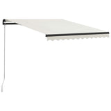 NNEVL Manual Retractable Awning 300x250 cm Cream