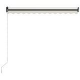 NNEVL Manual Retractable Awning 300x250 cm Cream