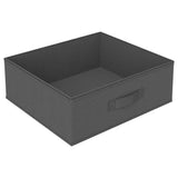 NNEVL Storage Rack with 4 Fabric Baskets Steel Grey