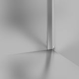 NNEVL Commercial Work Table with Cabinet 60x60x96 cm Stainless Steel