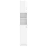 NNEVL Washing Machine Cabinet Set High Gloss White Engineered Wood