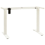 NNEDPE Electric Motorised Standing Desk Frame Height Adjustable White