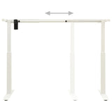 NNEDPE Electric Motorised Standing Desk Frame Height Adjustable White