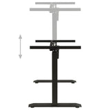 NNEDPE Electric Motorised Standing Desk Frame Height Adjustable Black