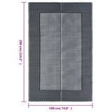 NNEVL Outdoor Carpet Grey 190x290 cm PP