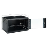 NNEVL 6U Wall Mounted Network Cabinet 19- IP20 600x450x375 mm