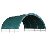 NNEVL Livestock Tent PVC 3.7x3.7 m Green