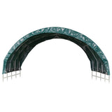 NNEVL Livestock Tent PVC 3.7x3.7 m Green