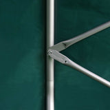 NNEVL Livestock Tent PVC 3.7x3.7 m Green