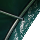 NNEVL Livestock Tent PVC 3.7x3.7 m Green