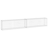 NNEVL Gabion Wall with Covers Galvanised Steel 300x30x50 cm