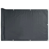 NNEVL Balcony Screen Anthracite 90x500 cm Oxford Fabric