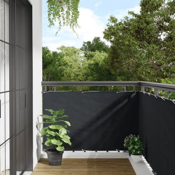 NNEVL Balcony Screen Anthracite 90x500 cm Oxford Fabric