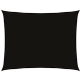 NNEVL Sunshade Sail Oxford Fabric Rectangular 2.5x3.5 m Black