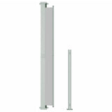 NNEVL Patio Retractable Side Awning 220x500cm Grey