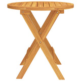 NNEVL Bistro Table Ø46x47 cm Solid Wood Acacia