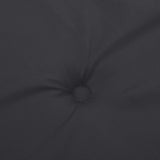 NNEVL Garden Highback Chair Cushions 6 pcs Black 120x50x3 cm Fabric