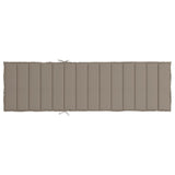 NNEVL Sun Lounger Cushion Taupe 200x50x3cm Oxford Fabric