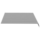 NNEVL Replacement Fabric for Awning Anthracite and White 3x2.5 m