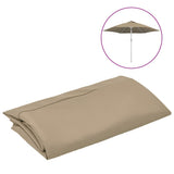 NNEVL Replacement Fabric for Outdoor Parasol Taupe 300 cm