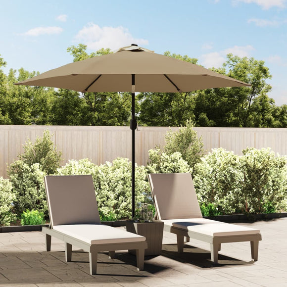 NNEVL Replacement Fabric for Outdoor Parasol Taupe 300 cm
