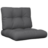 NNEVL Pallet Cushions 2 pcs Anthracite Fabric