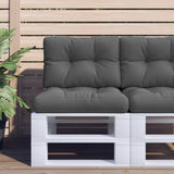 NNEVL Pallet Cushions 2 pcs Anthracite Fabric