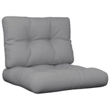NNEVL Pallet Cushions 2 pcs Grey Fabric