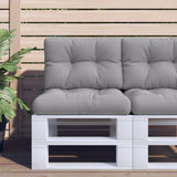 NNEVL Pallet Cushions 2 pcs Grey Fabric