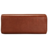 NNEVL Gym Bok Bench 58 cm Brown Real Leather and Solid Mango Wood