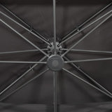 NNEVL Cantilever Garden Parasol with Double Top Anthracite 400x300 cm