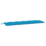 NNEDPE Garden Bench Cushion Light Blue 180x50x7 Cm Fabric