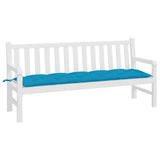 NNEDPE Garden Bench Cushion Light Blue 180x50x7 Cm Fabric
