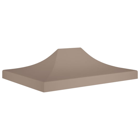 NNEVL Party Tent Roof 4.5x3 m Taupe 270 g/m²