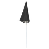NNEVL Garden Parasol with Steel Pole Anthracite 180 cm