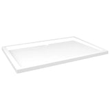 NNEVL Rectangular ABS Shower Base Tray White 80x120 cm