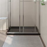 NNEVL Rectangular ABS Shower Base Tray Black 80x100 cm