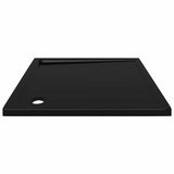NNEVL Square ABS Shower Base Tray Black 80x80 cm