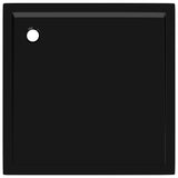 NNEVL Square ABS Shower Base Tray Black 80x80 cm