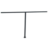 NNEVL Awning Post Set Anthracite 450x245 cm Iron