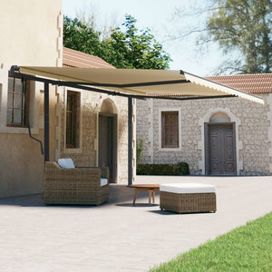 NNEVL Awning Post Set Anthracite 600x245 cm Iron
