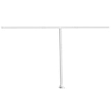 NNEVL Awning Post Set White 450x245 cm Iron