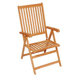 NNEVL Garden Chairs 6 pcs with Taupe Cushions Solid Teak Wood