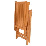 NNEVL Garden Chairs 6 pcs with Taupe Cushions Solid Teak Wood
